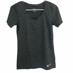 Nike Gray Dri Fit Short Sleeve T Shirt Sz XS